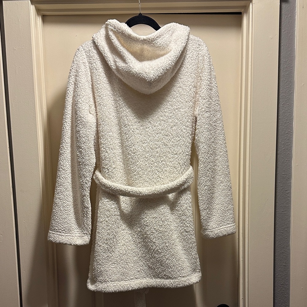 Women's Cream Sleep Robe - Picture 2 of 4